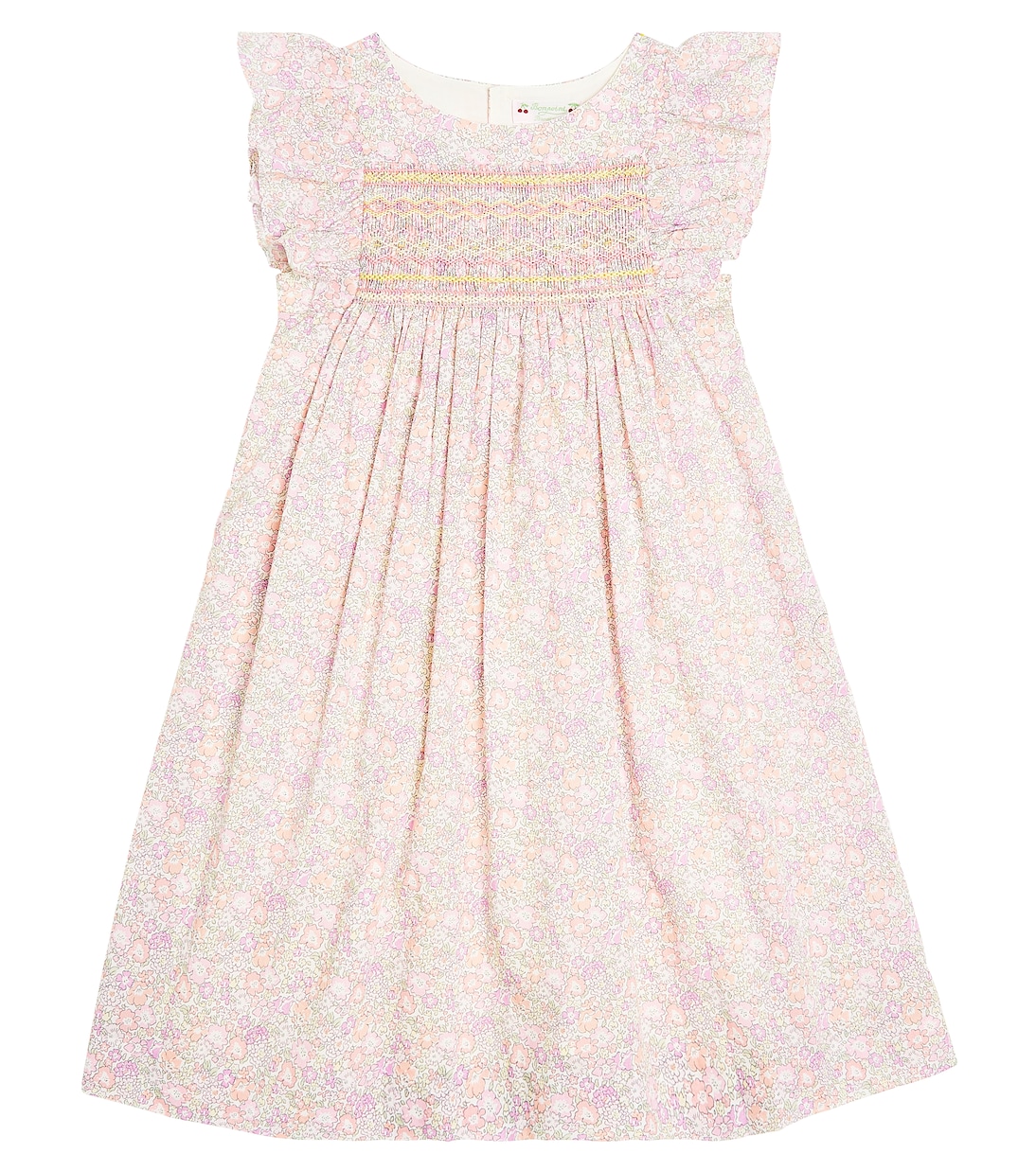 Платье fiorella с цветочным принтом Bonpoint, мультиколор