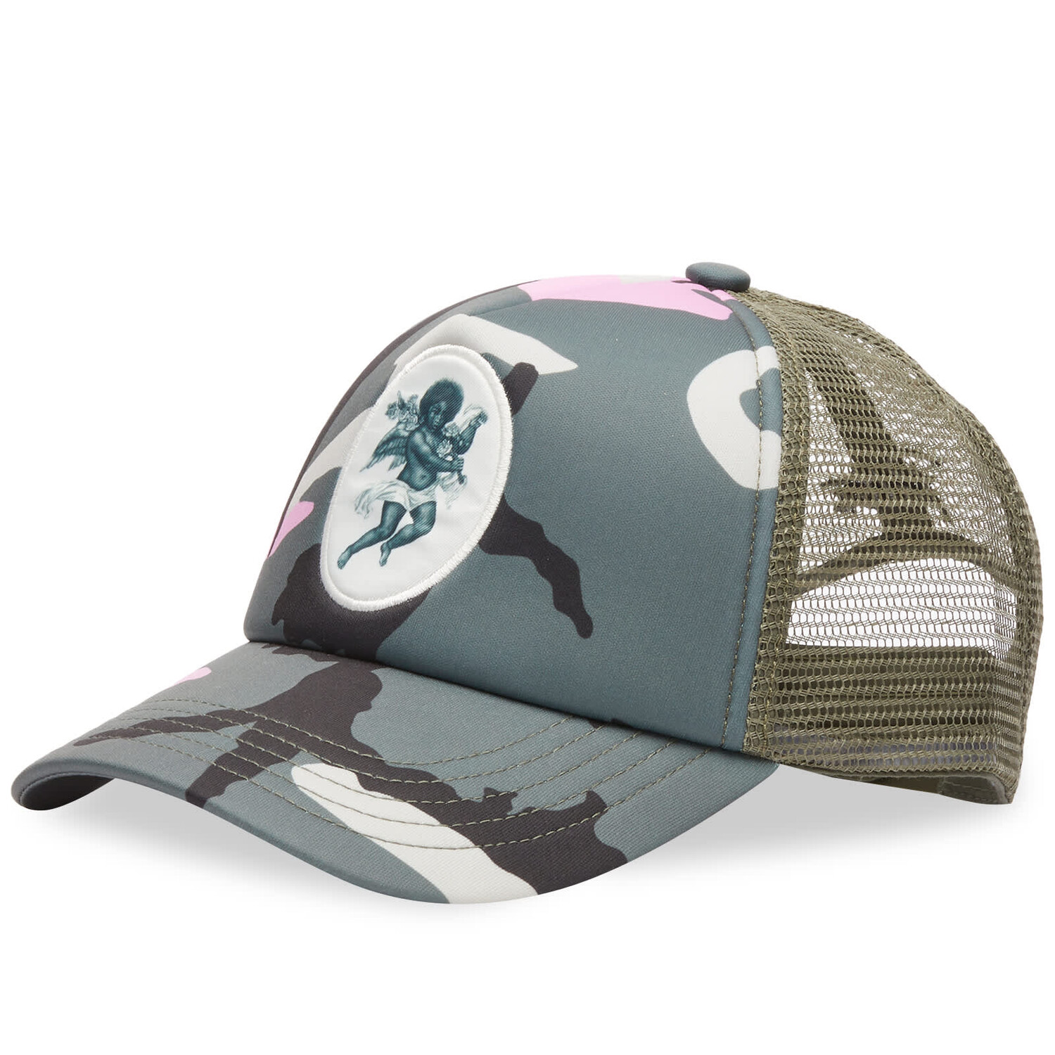 

Бейсболка Patta Woodland Camo Trucker, цвет Multi & Woodland Camo