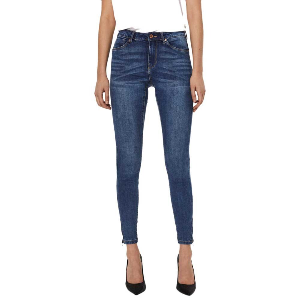 

Джинсы Vero Moda Tilde Midrise Slim Ankle Zip, синий