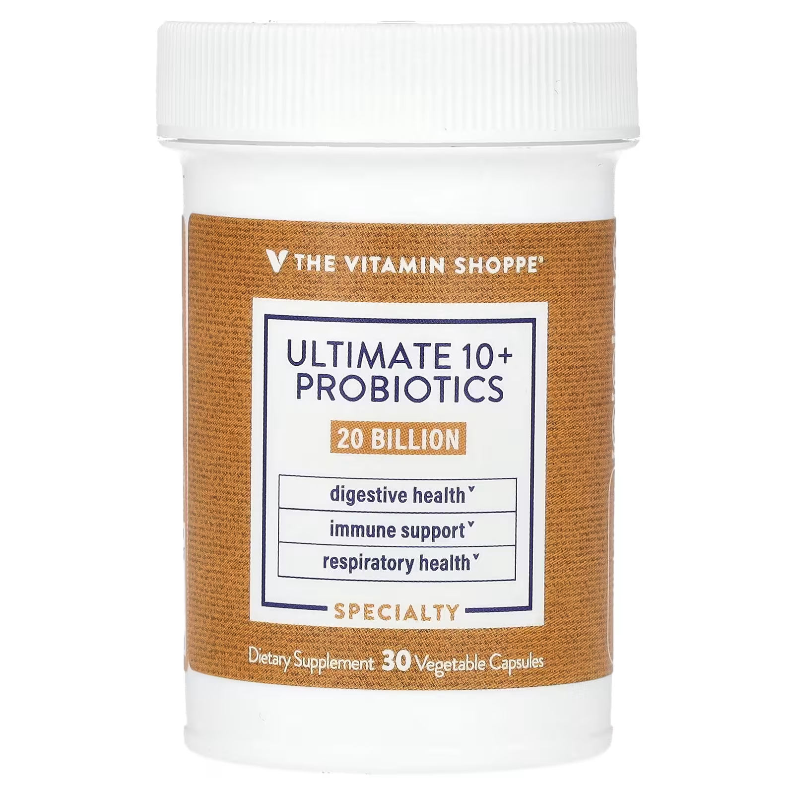 Пищевая добавка The Vitamin Shoppe Ultimate 10+, 30 растительных капсул ultimate 10 пробиотиков 30 миллиардов кое 60 растительных капсул the vitamin shoppe