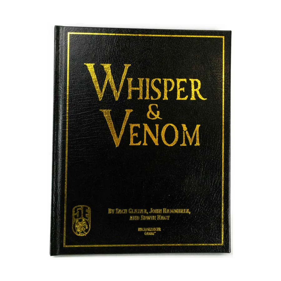 

Whisper & Venom (5e, Leather Cover), Dungeons and Dragons (5th Edition) (Necromancer Games), твердый переплет