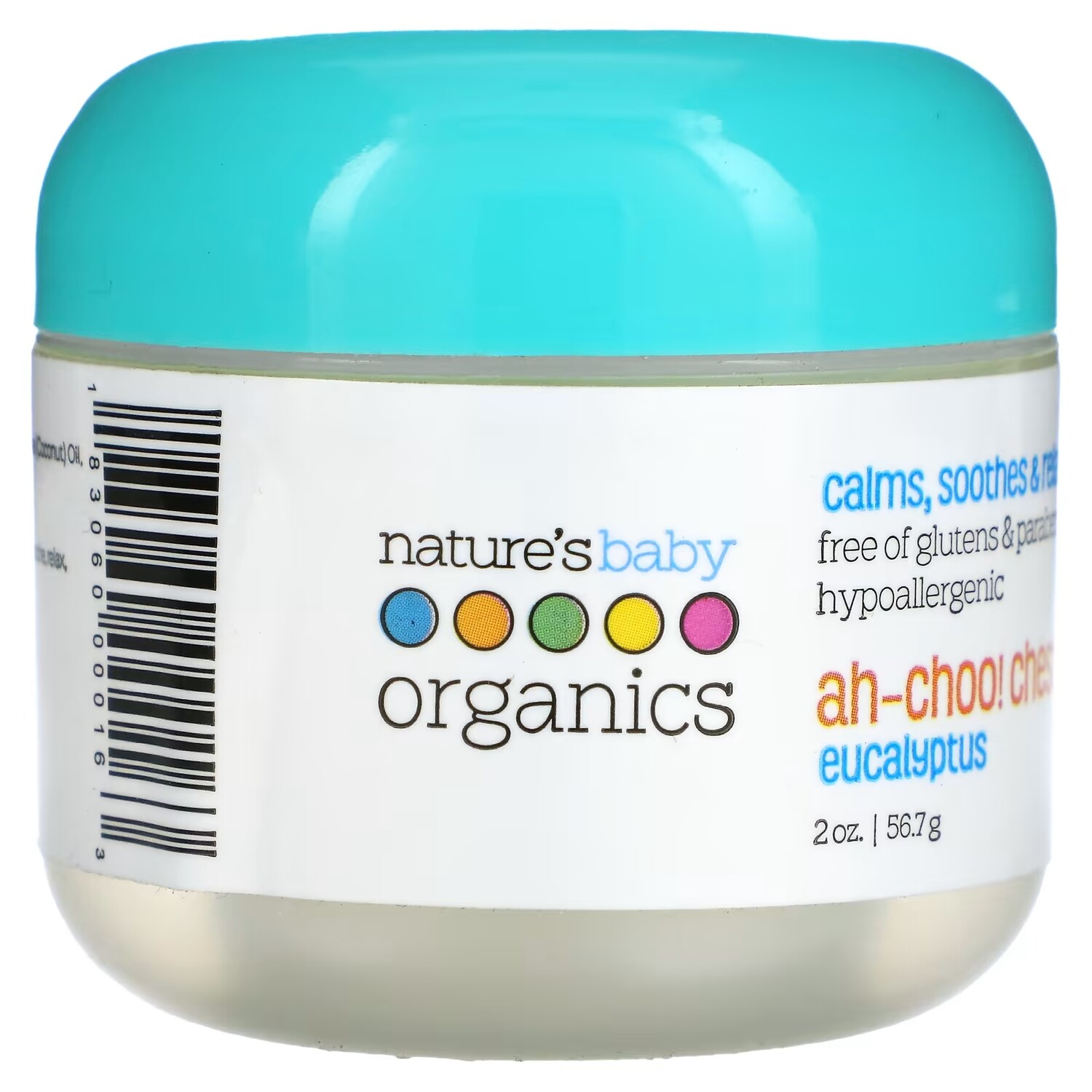 

Nature's Baby Organics А-Чу! Натирание груди эвкалиптом 2 унции (56,7 г)