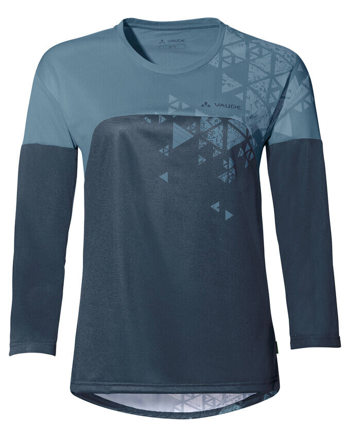 

Футболка женская moab ls t-shirt v Vaude, синий