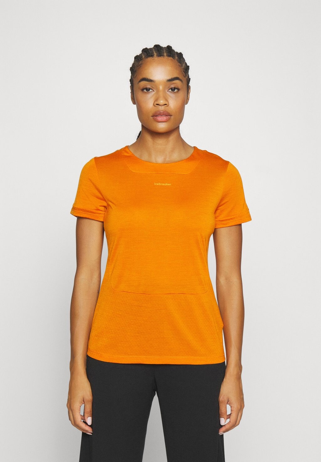 

Базовая футболка MERINO ZONEKNIT SS TEE Icebreaker, апельсин