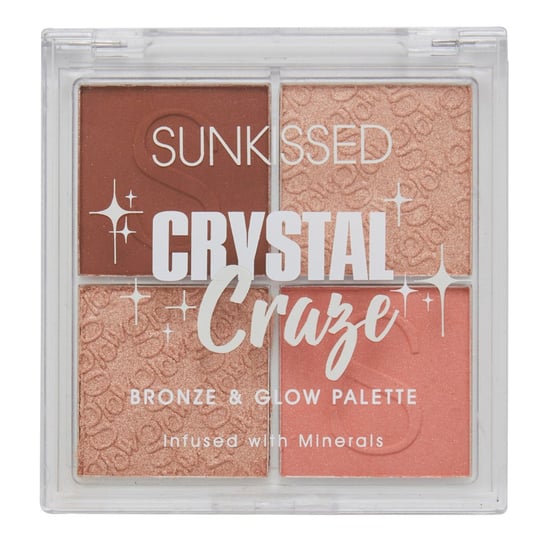 Палетка для лица Sunkissed, Crystal Craze, Bronze & Glow
