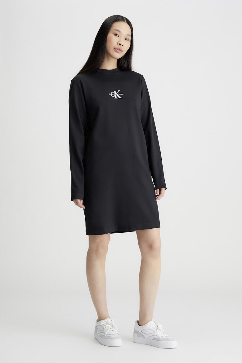 

Платье свободного кроя с логотипом Calvin Klein Jeans, черный