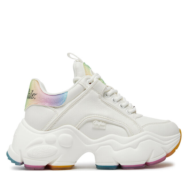 

Кроссовки Buffalo Binary C 1636090 Offwhite/Rainbow, белый