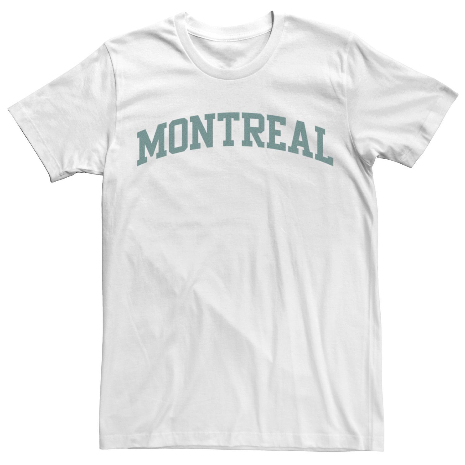 Мужская модная простая университетская футболка с надписью Montreal Licensed Character