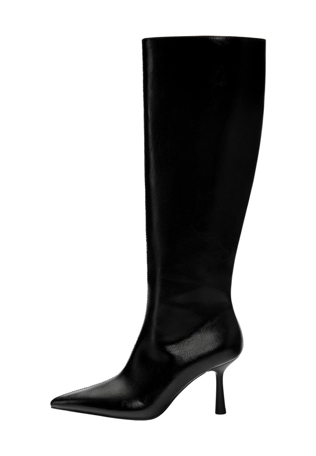 Сапоги HIGH-HEEL WITH POINTED TOES PULL&BEAR, цвет black