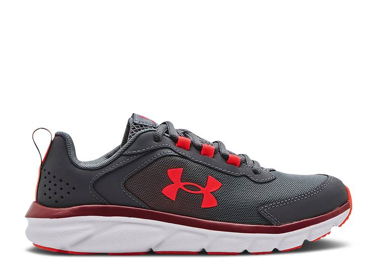 

Кроссовки Under Armour ASSERT 9 GS 'PITCH GREY CHESTNUT RED', серый