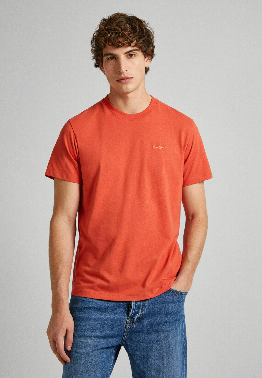 Базовая футболка Connor Pepe Jeans, цвет burnt orange