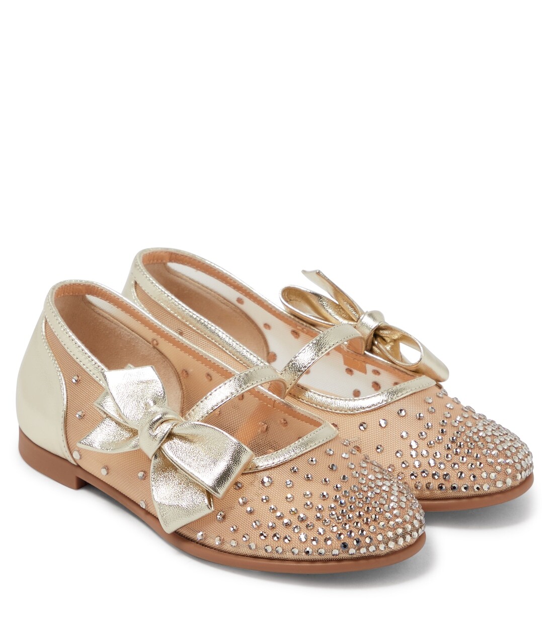 

Балетки Melodie Strass Christian Louboutin, золотой