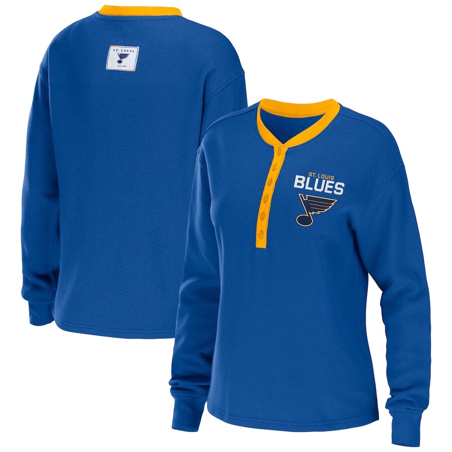 

Футболка с длинным рукавом WEAR by Erin Andrews St Louis Blues, синий