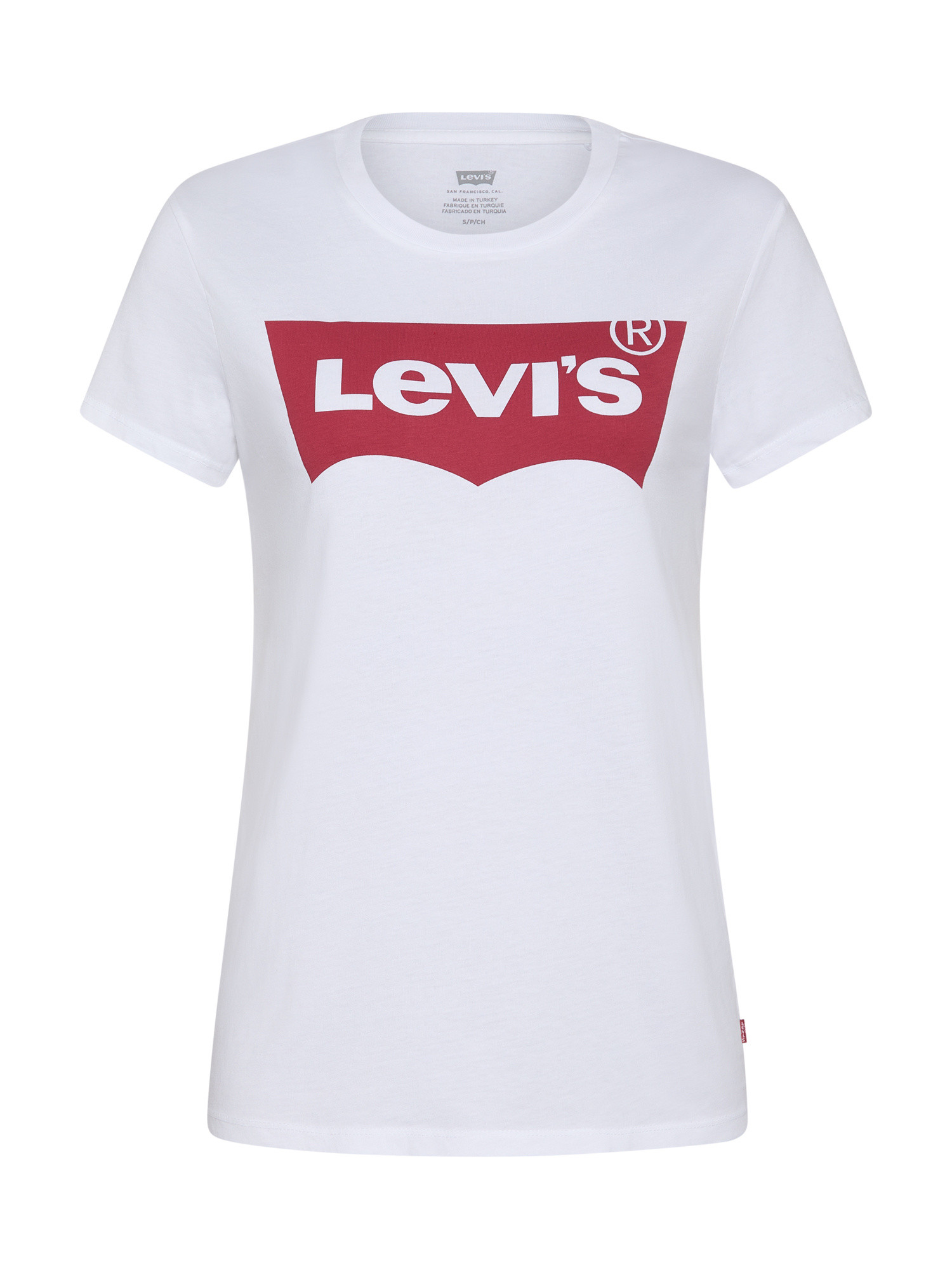 Футболка Perfect Tee с логотипом Levi's, белый цена и фото
