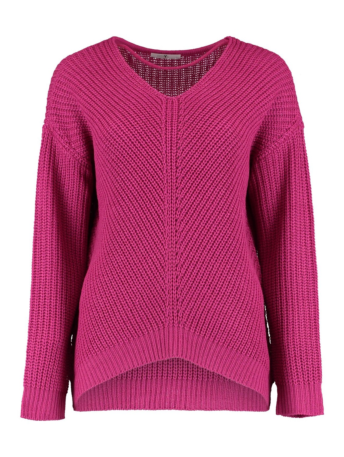 

Свитер Hailys Weicher Grobstrick mit V Streifen Design Sweater Pi44pa, розовый