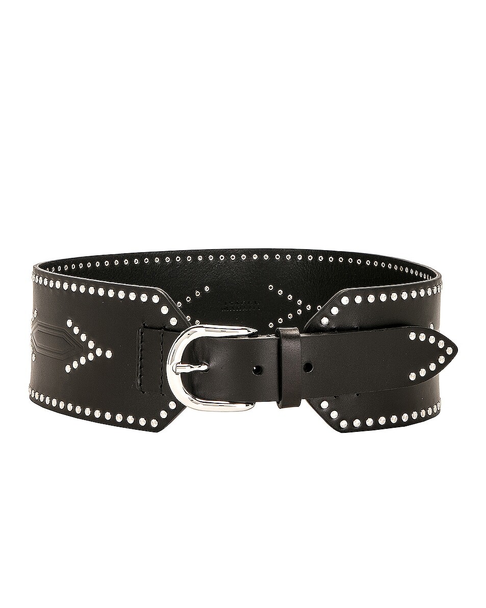 

Ремень Isabel Marant Telma, цвет Black & Silver