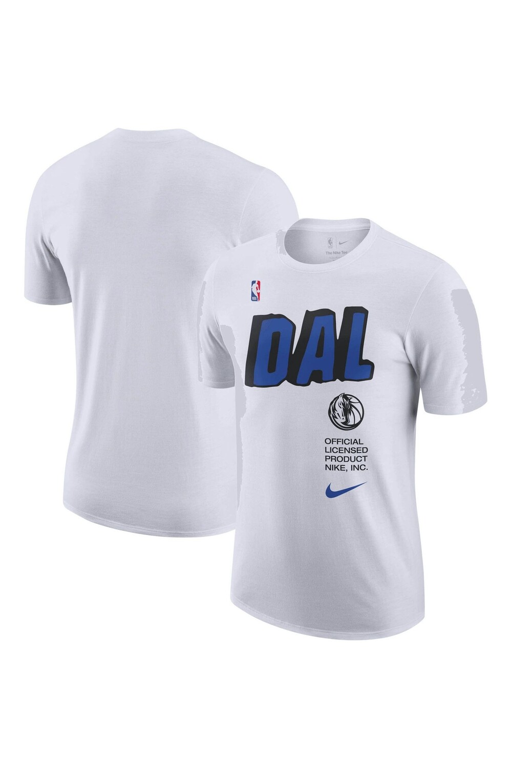 

Футболка с блочным принтом Nike Fanatics Dallas Mavericks Nike, белый