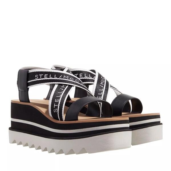 

Сандалии sandals rafia monogram black Stella Mccartney, черный
