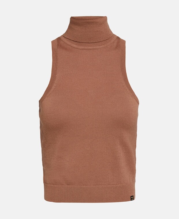 

Шерстяной топ Superdry, коньяк