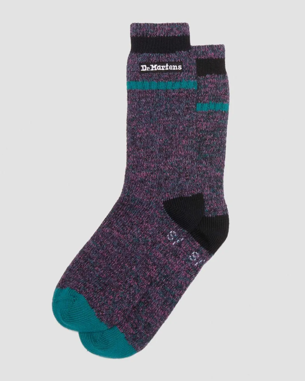 Dr. Martens Marl Органические носки, цвет Rich Purple — Cotton Blend
