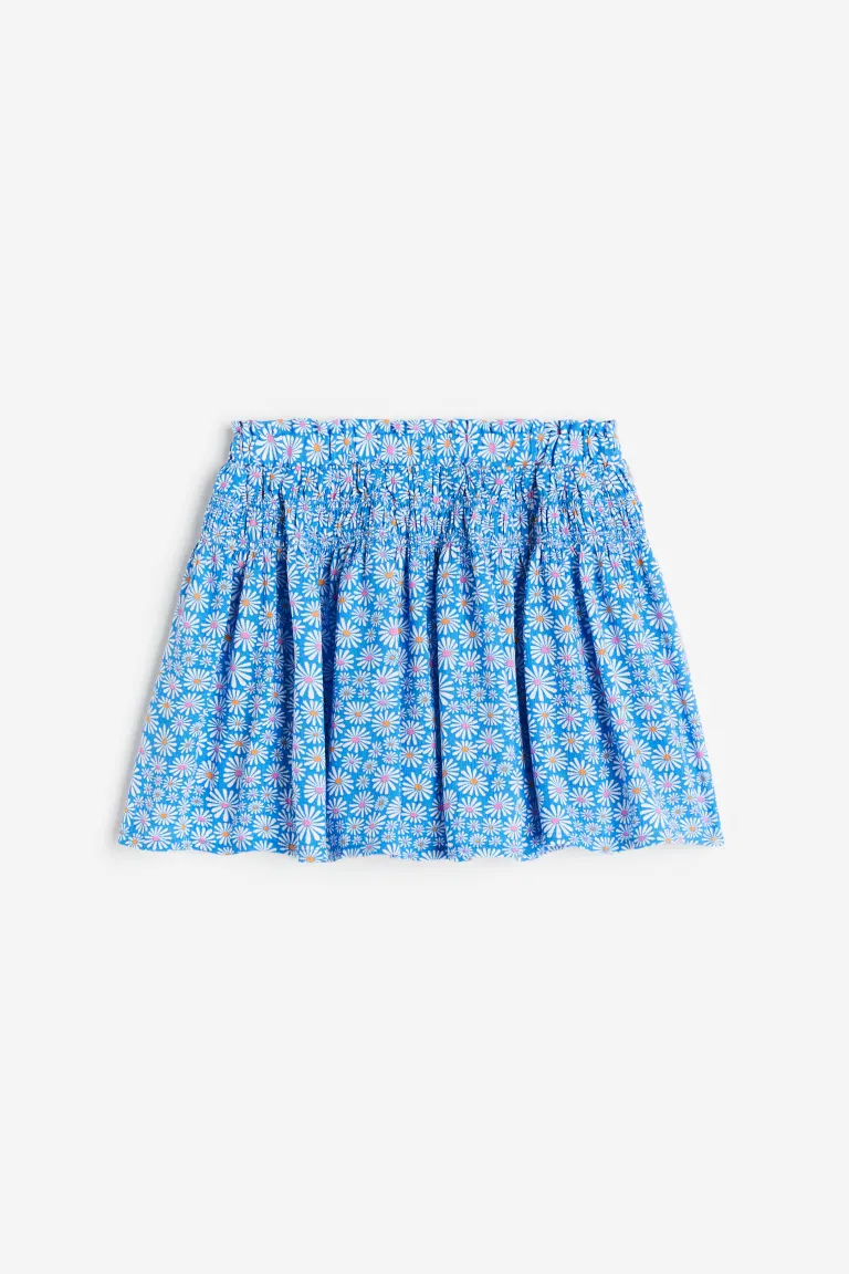Юбка-брюки с цветочным узором H&M, синий
