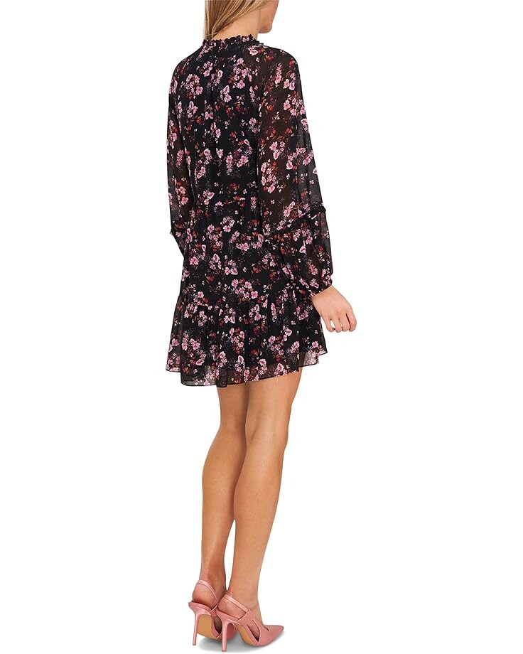

Платье CeCe Long Sleeve Babydoll Dress, цвет Rich Black
