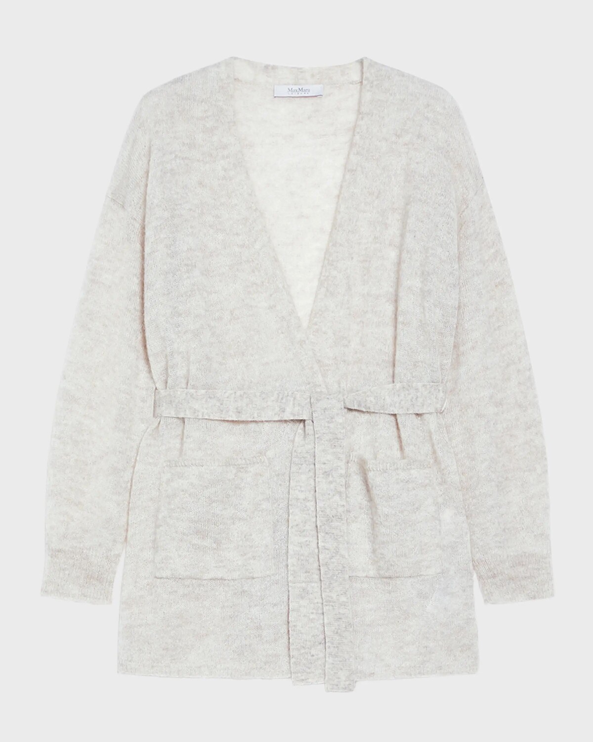 

Кардиган Visino с поясом Max Mara Leisure, бежевый
