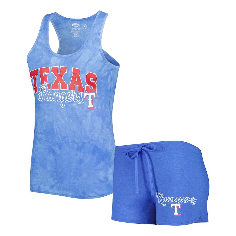 

Пижамный комплект Concepts Sport Texas Rangers, роял