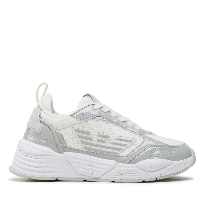 

Кроссовки EA7 Emporio Armani X8X128 XK306 S322 Opt.Wht/Blk/Oyst.Mus, белый серый