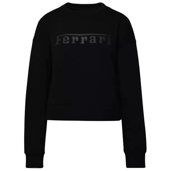 

Футболка viscose blend sweatshirt Ferrari, черный