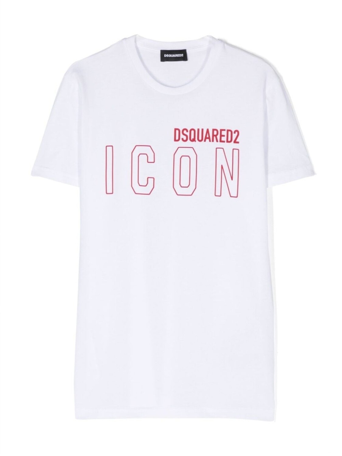 

Футболка с логотипом Icon Dsquared2 Kids, белый