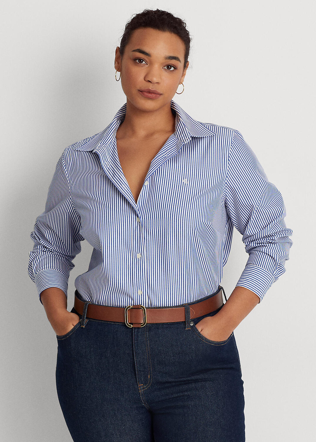 

Рубашка из хлопка Easy Care в полоску Ralph Lauren