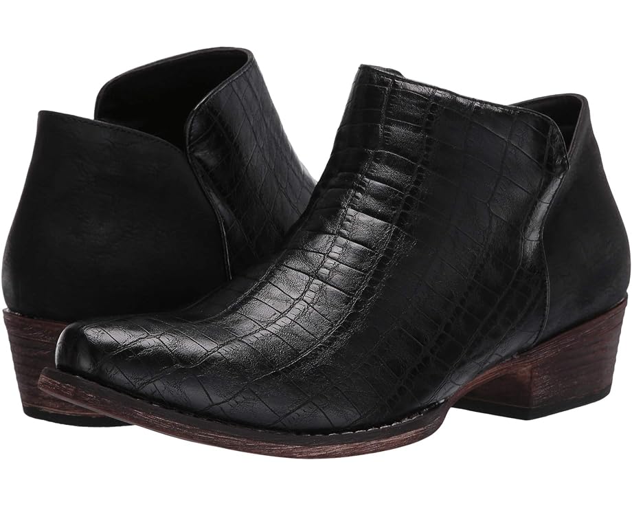 Ботинки Roper Sofia Caiman, цвет Black Faux Caiman Leather