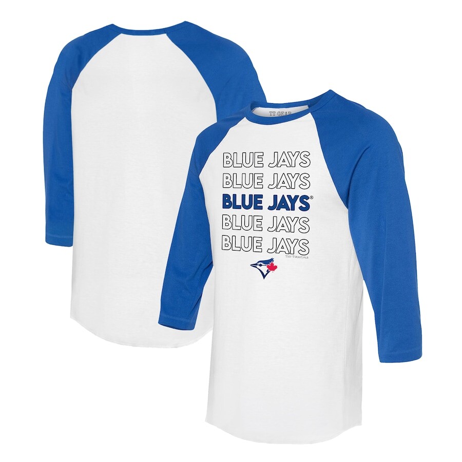 

Футболка с длинным рукавом Tiny Turnip Toronto Blue Jays, белый