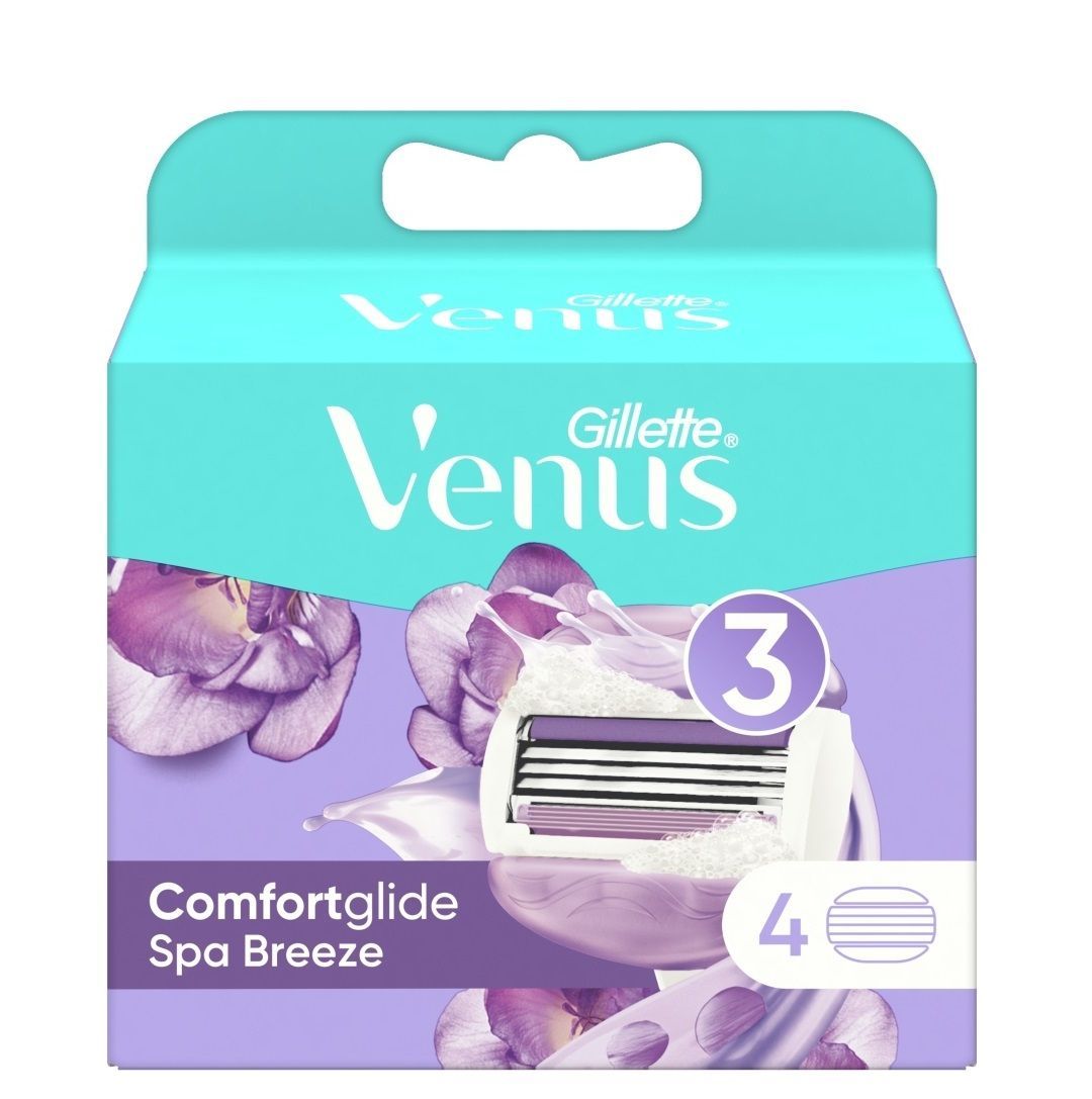 Бритвенные картриджи Gillette Venus Comfortglide Breeze Spa, 4 шт цена и фото
