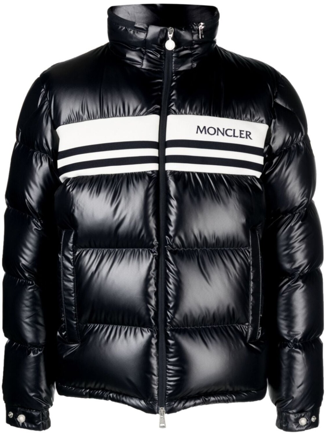 

Moncler пуховик Skarstind с логотипом, синий