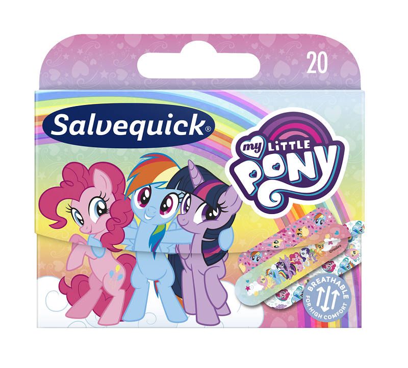 Набор перевязочных пластырей Salvequick My Little Pony, 20 шт
