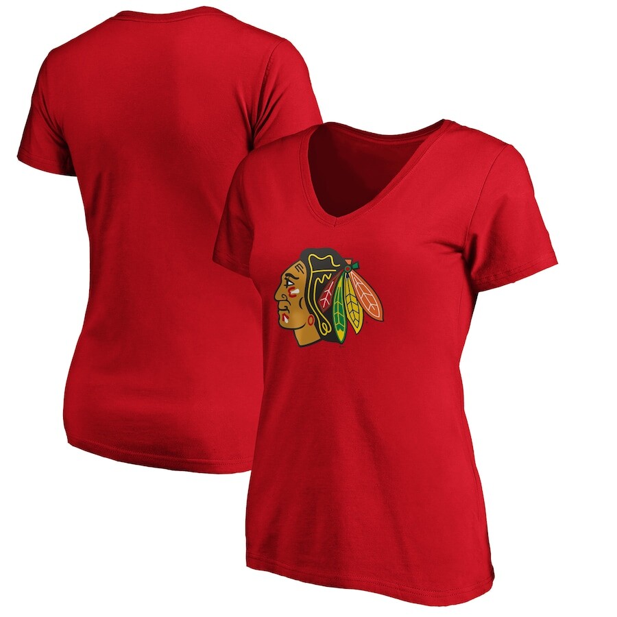 

Футболка с коротким рукавом Fanatics Branded Chicago Blackhawks, красный