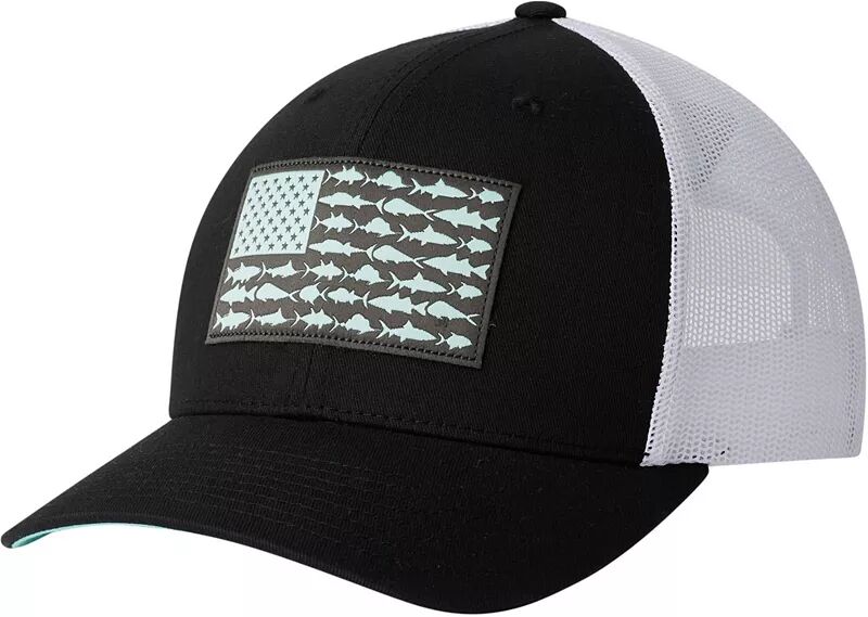 Мужская кепка с сетчатым флагом Columbia PFG Snapback, черный