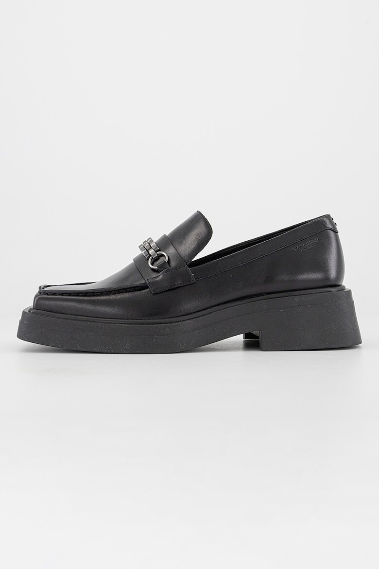 

Кожаные мокасины с металлическими деталями Vagabond Shoemakers, черный