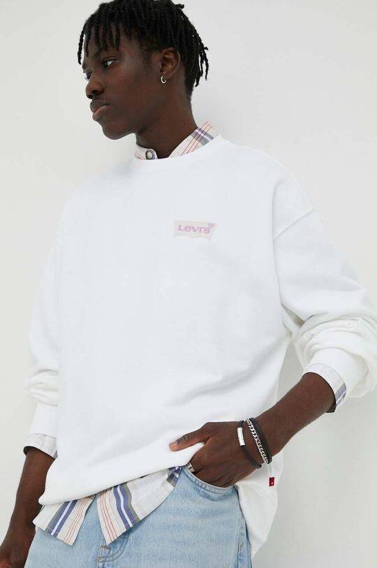 

Хлопковая толстовка Levi's, белый