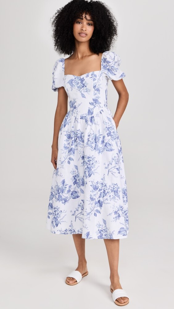 

Платье миди Reformation Davila Linen