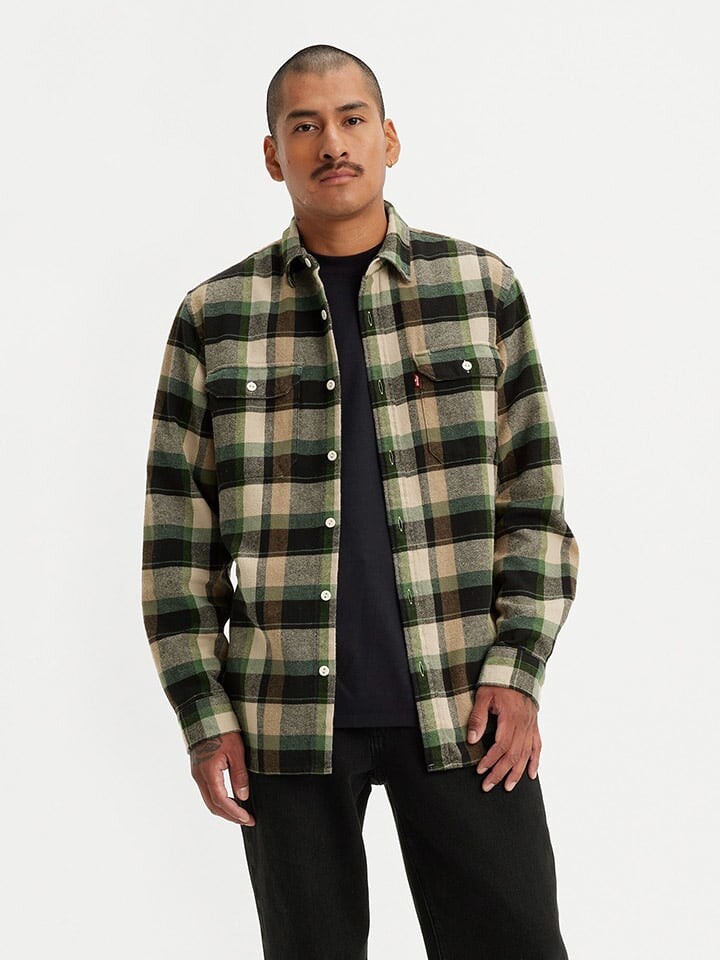 

Рубашка Levi´s, цвет schwarz/beige/grün