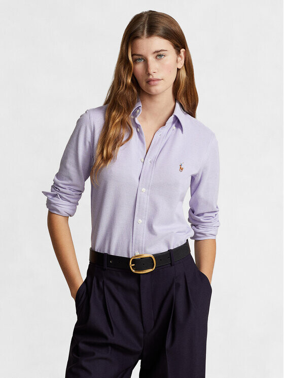 

Рубашка узкого кроя Polo Ralph Lauren, фиолетовый