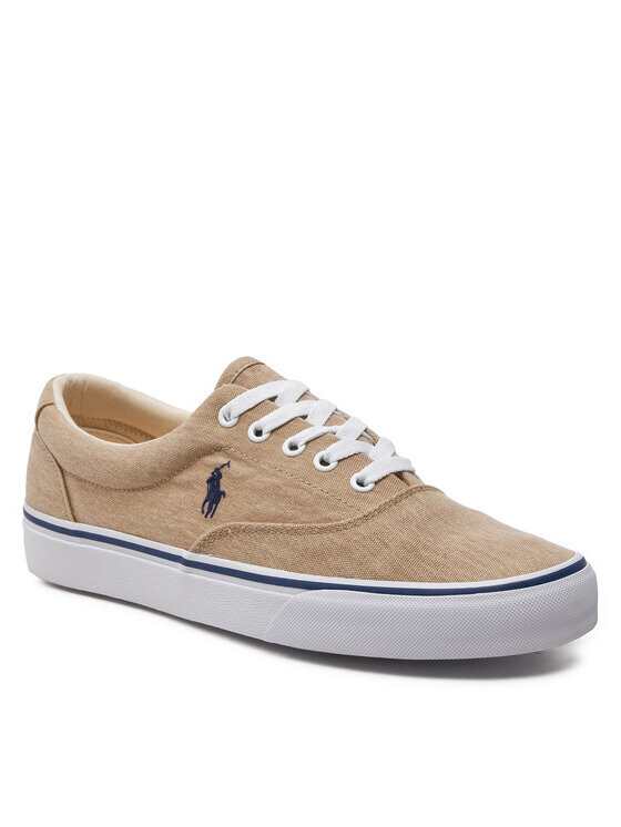 

Кроссовки из ткани Polo Ralph Lauren, бежевый