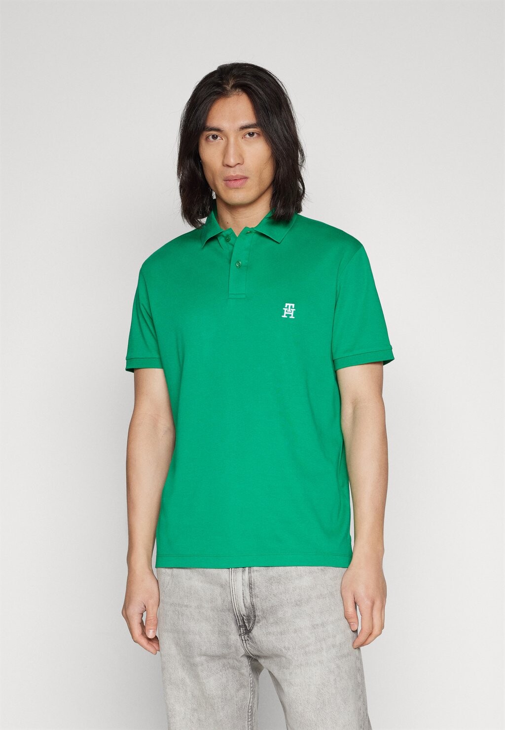 

Рубашка поло Tommy Hilfiger, зеленый