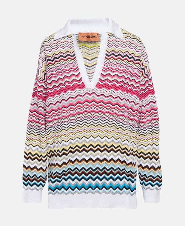 

Трикотажная рубашка-поло Missoni, оранжевый