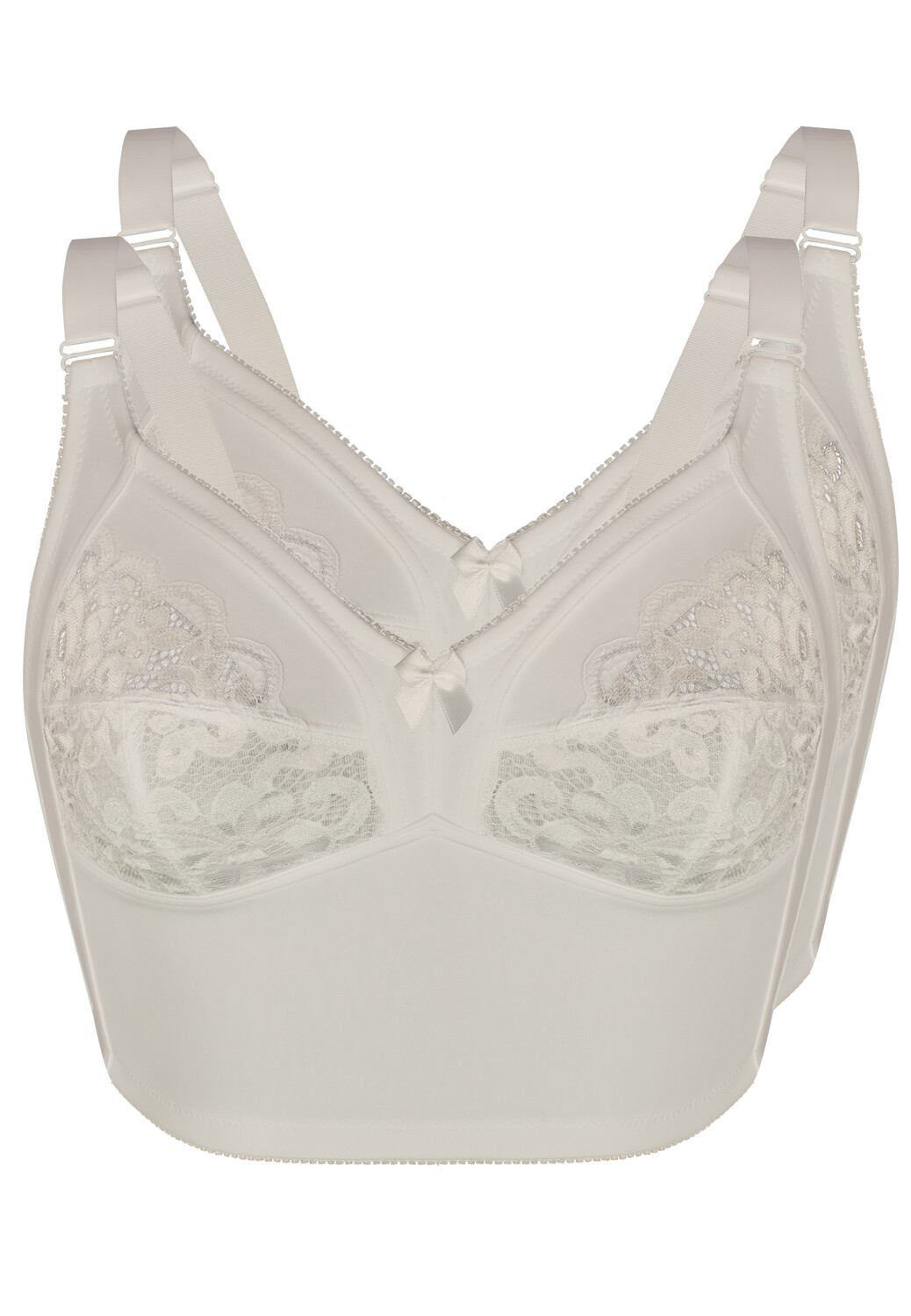 

Бюстгальтер без косточек Sassa Soft BH 2er Pack, слоновая кость