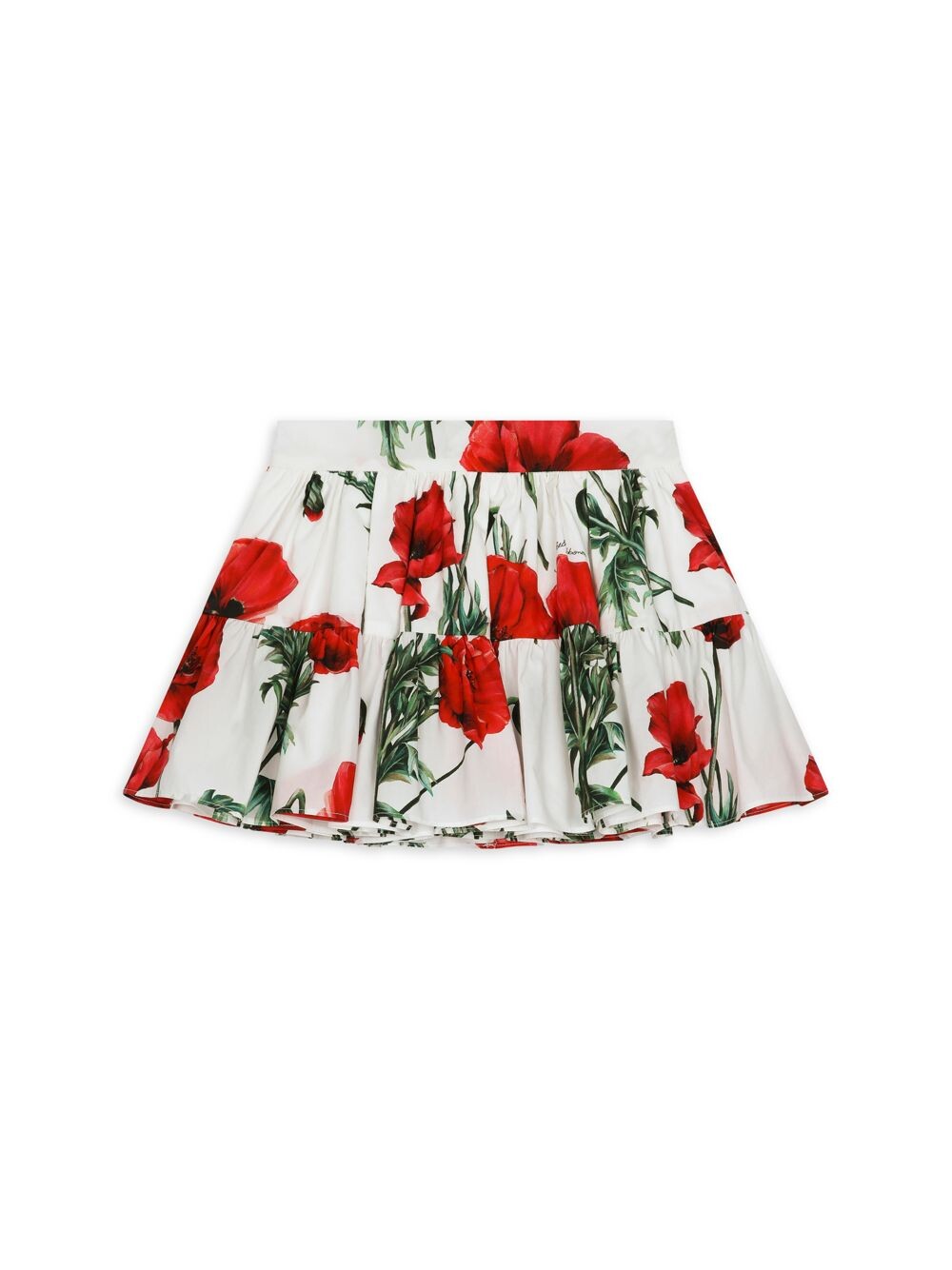 

Юбка с цветочным принтом для маленьких девочек и девочек DOLCE&GABBANA, красный