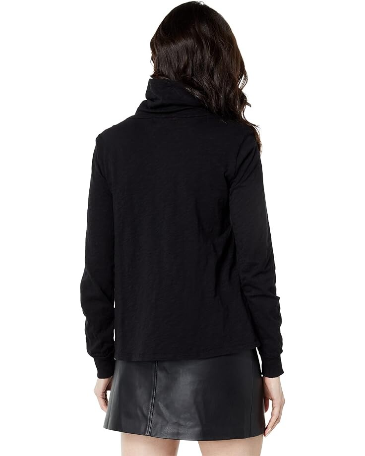 

Футболка Mod-o-doc Slub Jersey Long Sleeve Turtleneck Tee, черный
